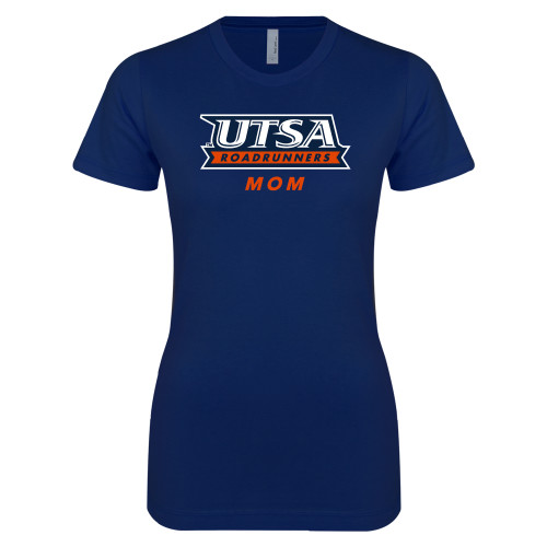 UTSA Next Level Womens Navy Boyfriend T