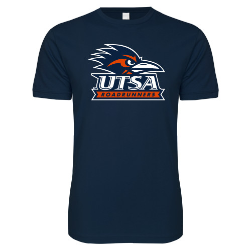  Next Level Navy SoftStyle T Shirt - UTSA Primary Mark