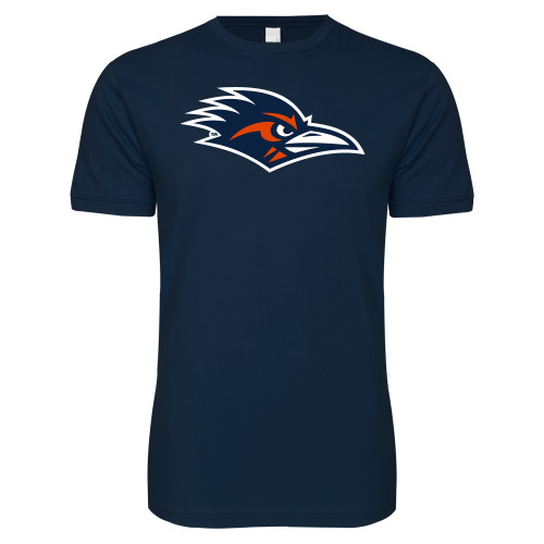  Next Level Navy SoftStyle T Shirt - UTSA Roadrunner Head