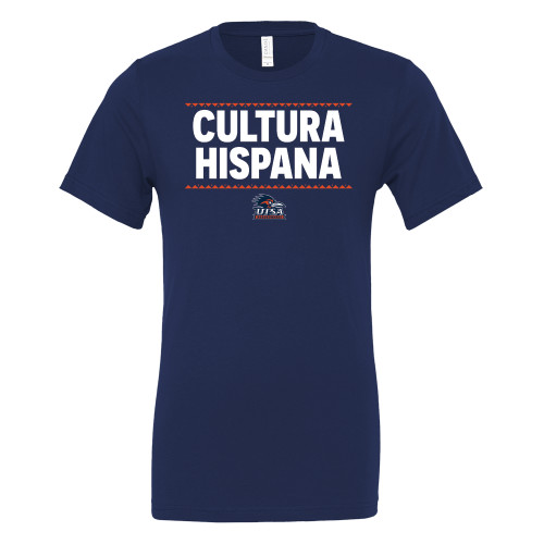  Bella + Canvas Navy Jersey Cotton T Shirt - Cultura Hispana