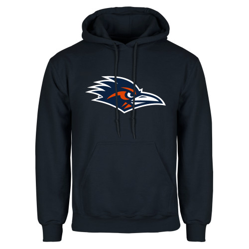  Navy Fleece Hoodie - UTSA Roadrunner Head