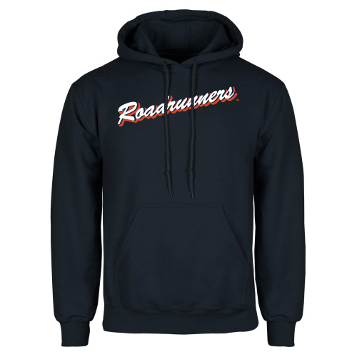  Navy Fleece Hoodie - UTSA Roadrunners Script