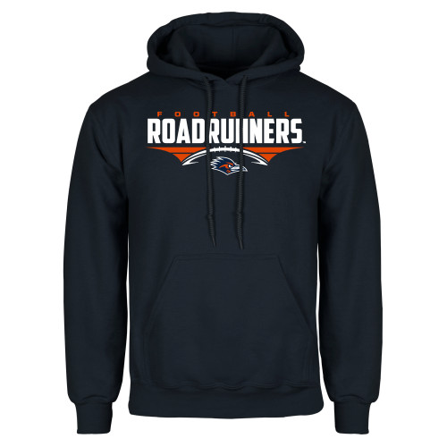  Navy Fleece Hoodie - UTSA Roadrunners Football Horizontal