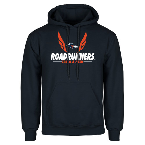  Navy Fleece Hoodie - UTSA Roadrunners Track  Field Wings