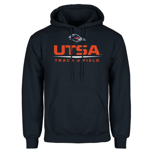  Navy Fleece Hoodie - UTSA Track Field