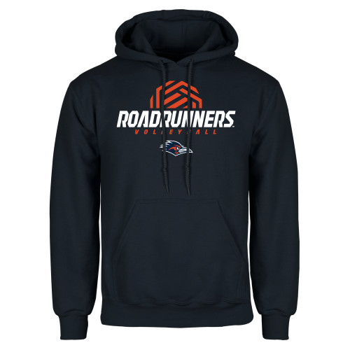  Navy Fleece Hoodie - UTSA Volleyball Geometric Ball