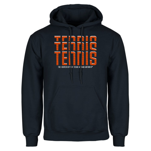  Navy Fleece Hoodie - UTSA Tennis Design