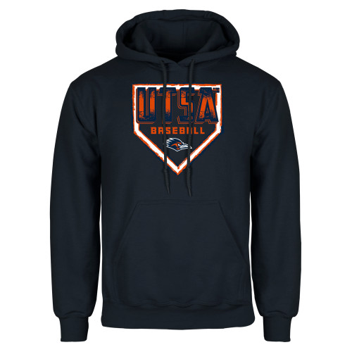  Navy Fleece Hoodie - UTSA Baseball Design