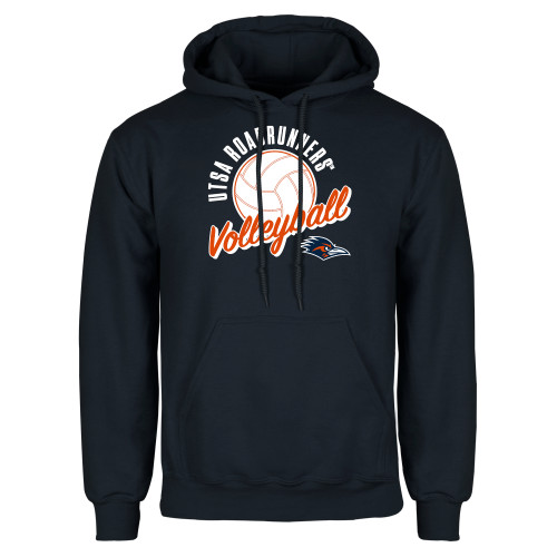  Navy Fleece Hoodie - UTSA Volleyball Design