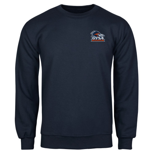  Navy Fleece Crew - UTSA Primary Mark