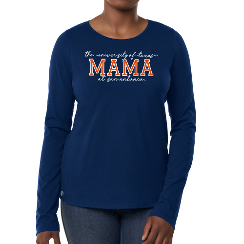 UTSA Fall Rush Ladies Navy Long Sleeve Tee