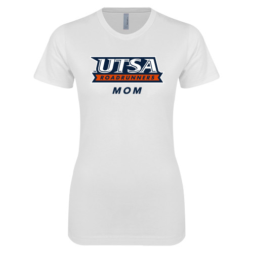 UTSA Next Level Womens White Boyfriend T