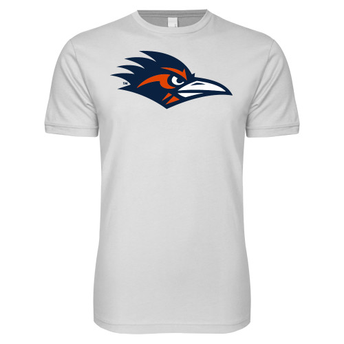  Next Level White SoftStyle T Shirt - UTSA Roadrunner Head