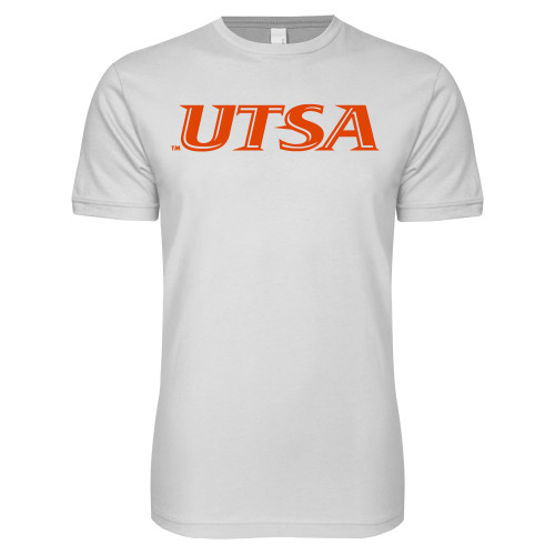  Next Level White SoftStyle T Shirt - UTSA