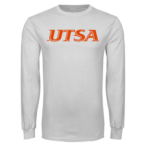 UTSA White Long Sleeve T Shi