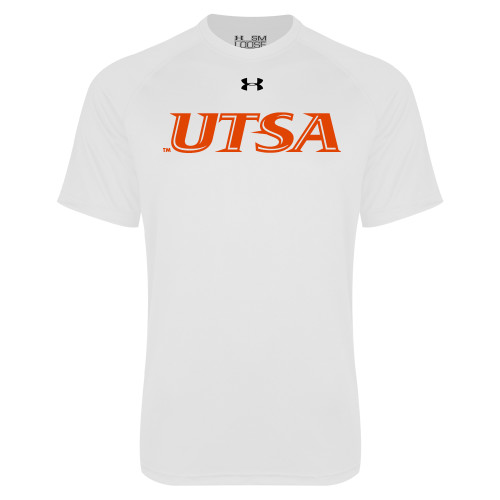 UTSA Under Armour White Tech T