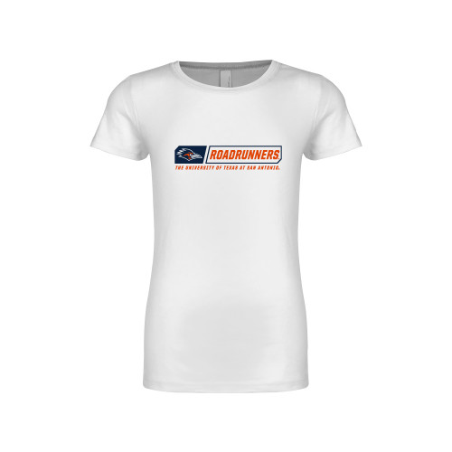 UTSA Next Level Girls White Fashion Fit T Shi