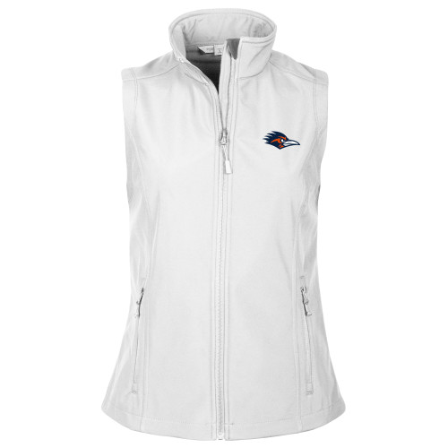 UTSA Womens White Core Softshell Ve