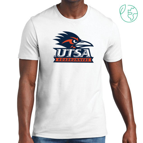  Allmade White Organic Cotton Tee - UTSA Primary Mark