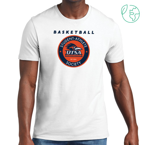  Allmade White Organic Cotton Tee - UTSA Basketball SAS