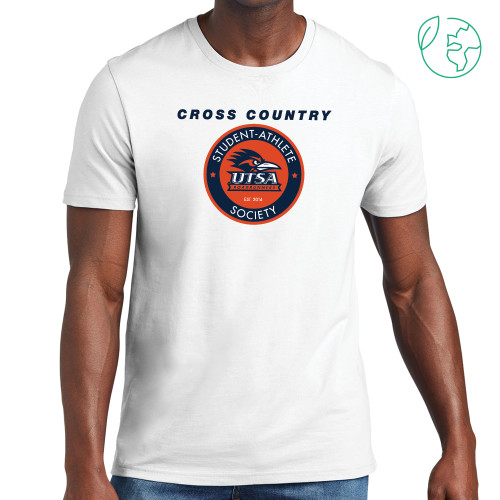  Allmade White Organic Cotton Tee - UTSA Cross Country SAS