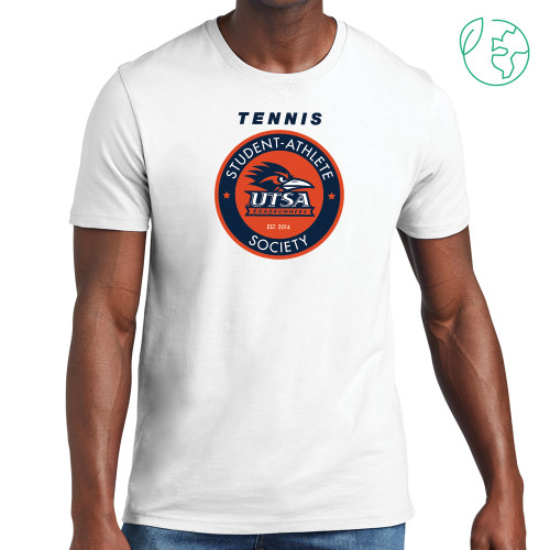  Allmade White Organic Cotton Tee - UTSA Tennis SAS