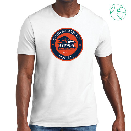  Allmade White Organic Cotton Tee - UTSA Donor Club