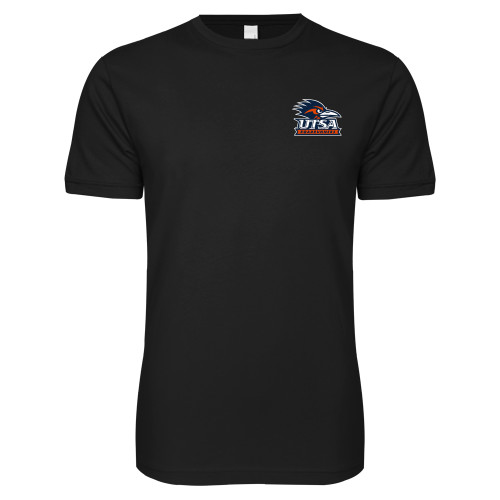  Next Level Black SoftStyle T Shirt - UTSA Primary Mark