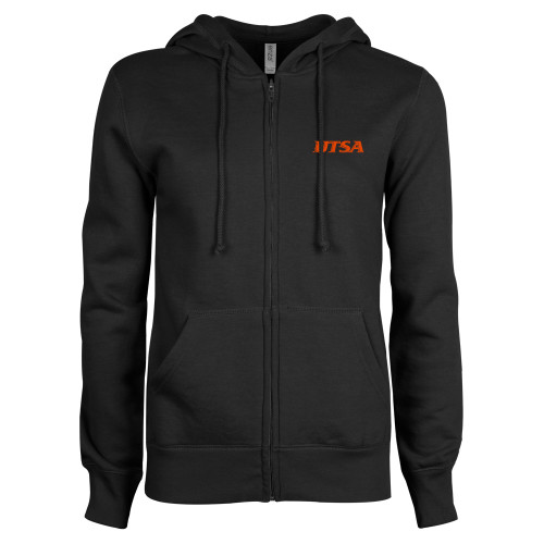 UTSA ENZA Womens Black Fleece Full Zip Hood