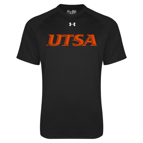  Under Armour Black Tech Tee - UTSA