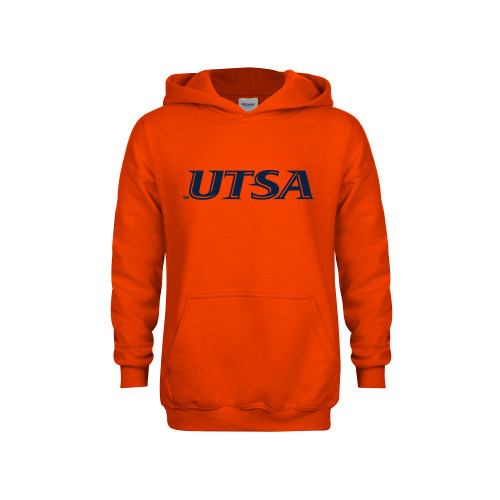  Youth Orange Fleece Hoodie - UTSA