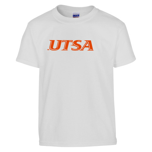  Youth White T Shirt - UTSA