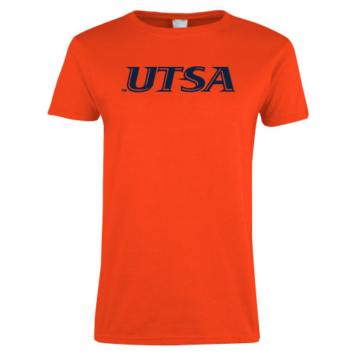 UTSA Womens Orange Short Sleeve T