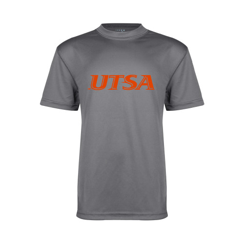  Youth Performance Grey Concrete Tee - UTSA