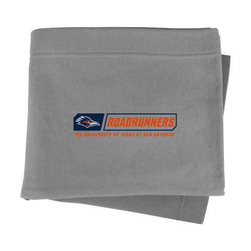 UTSA Grey Sweatshirt Blanket