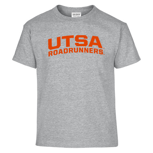  Youth Grey T Shirt - Arched UTSA