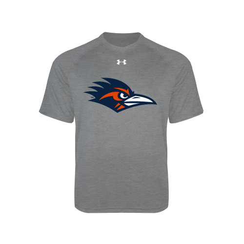  Under Armour Youth Grey Tech Tee - UTSA Roadrunner Head