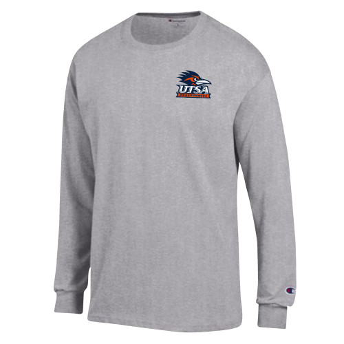 UTSA Champion Oxford Grey Long Sleeve T Shi