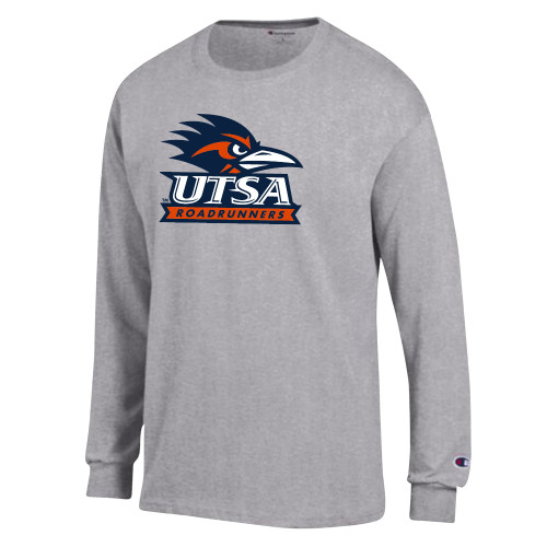 UTSA Champion Oxford Grey Long Sleeve T Shi