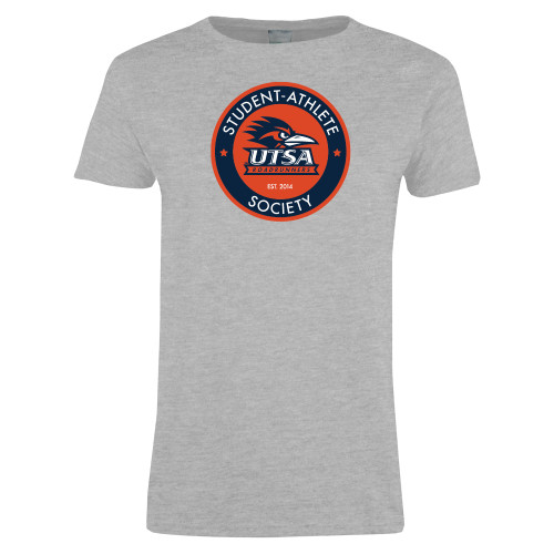  Womens Grey Short Sleeve Tee - UTSA Donor Club