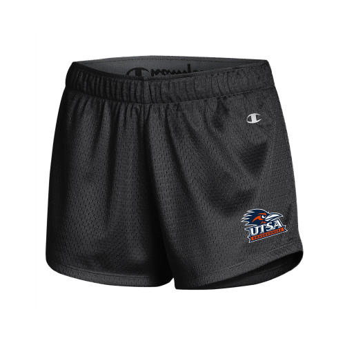 UTSA Champion Womens Black Mesh Short