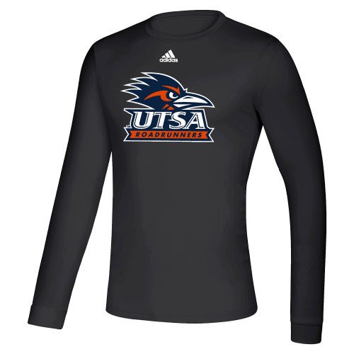  Adidas Black Creator Performance Long Sleeve Tee - UTSA Primary Mark - ADIDAS