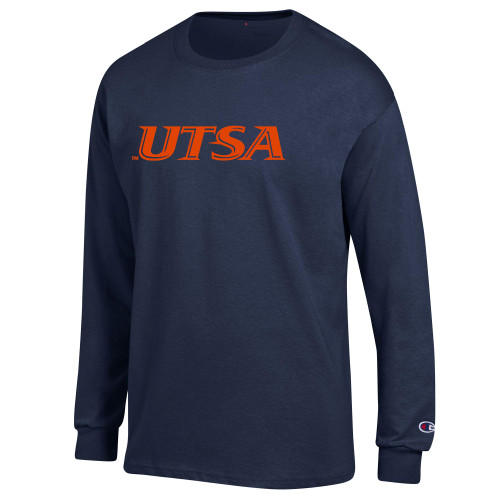 UTSA Champion Navy Long Sleeve T Shi