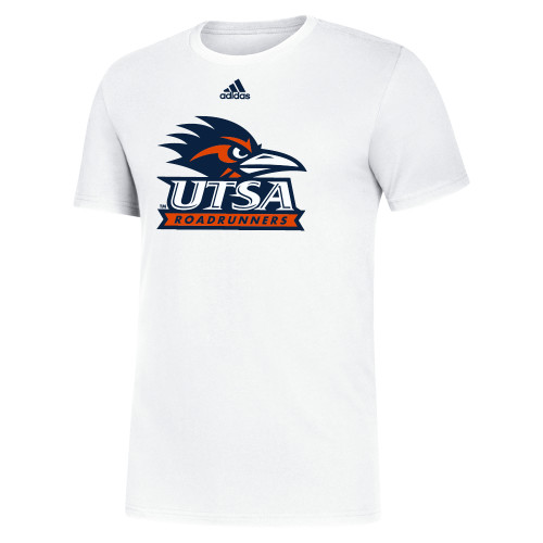  Adidas White Fresh Tee - UTSA Primary Mark - ADIDAS