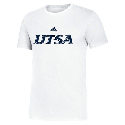  Adidas White Fresh Tee - UTSA - ADIDAS