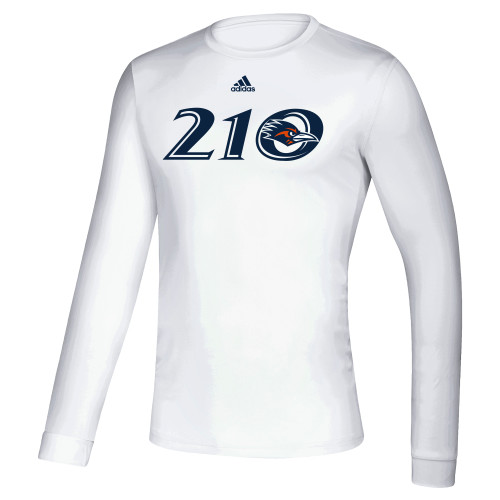  Adidas White Creator Performance Long Sleeve Tee - Adidas - UTSA 210