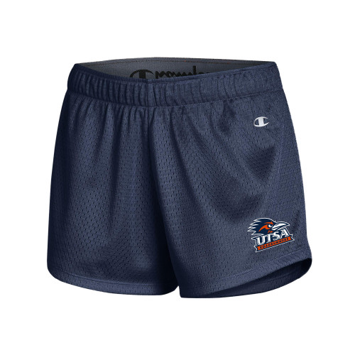 UTSA Champion Womens Navy Mesh Short