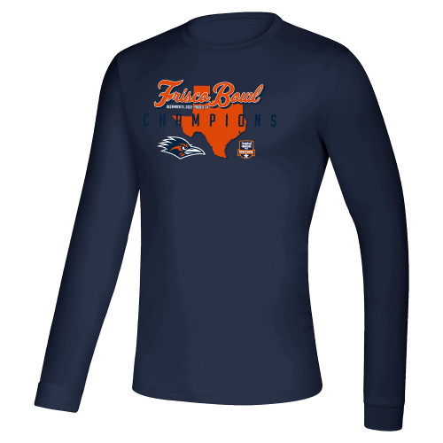  Adidas Navy Creator Performance Long Sleeve Tee - Adidas - Roadrunners Baseball