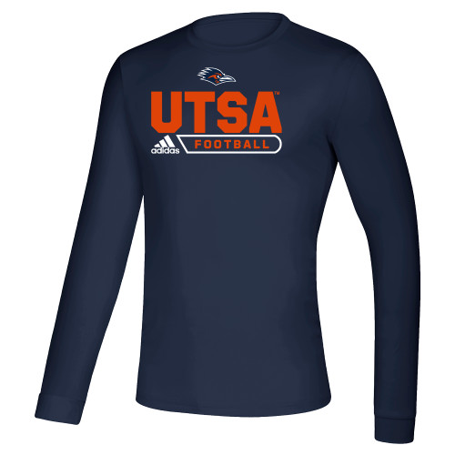 UTSA Adidas Navy Creator Performance Long Sleeve T