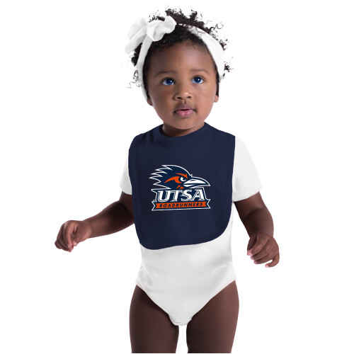 UTSA Navy Baby Bib